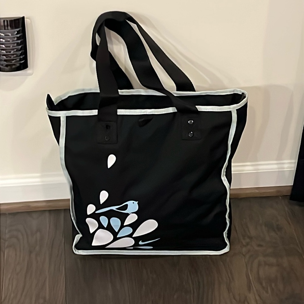 Nike Bird Canvas black tote bag Women’s new vintage